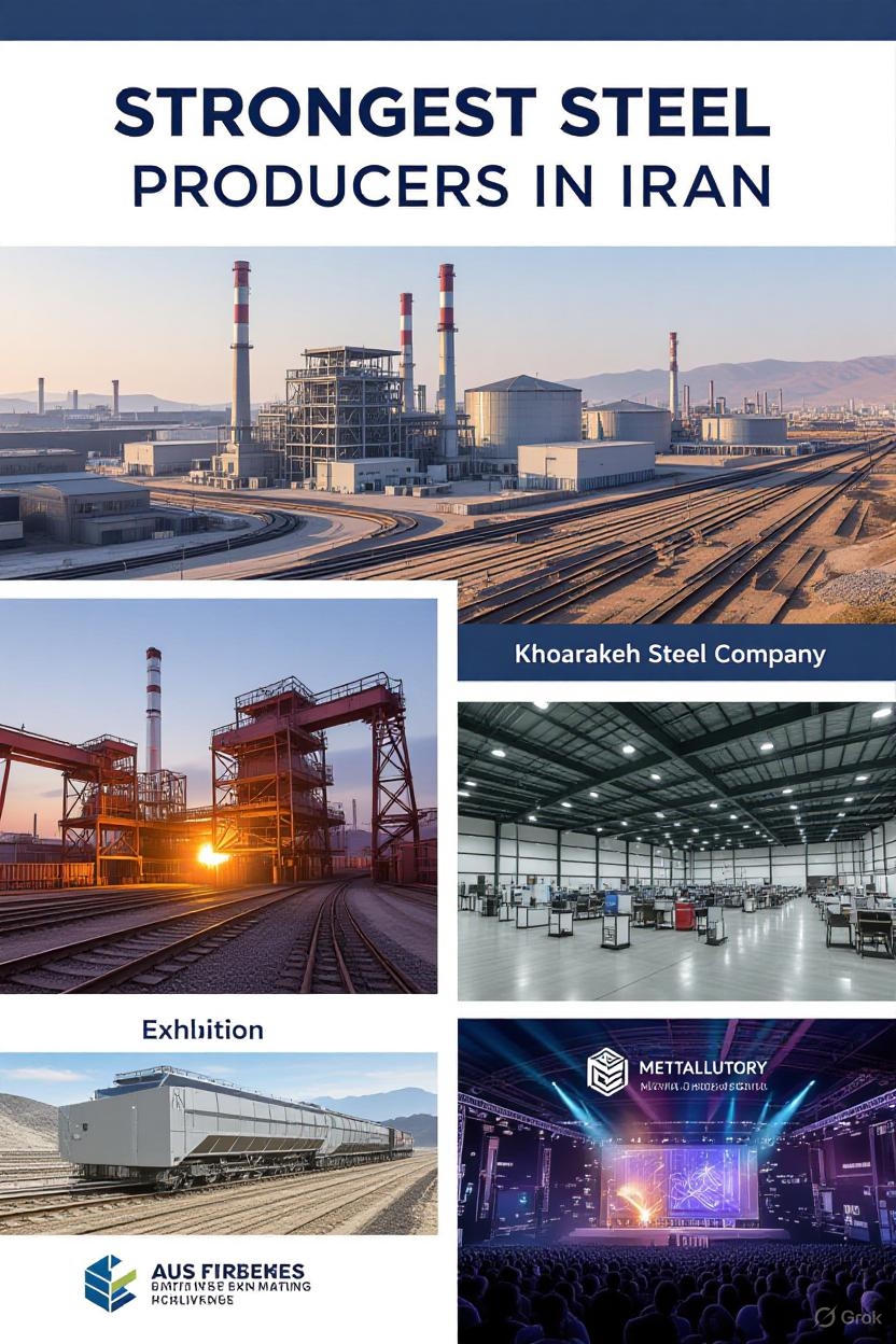 قوی‌ترین تولیدکنندگان فولاد ایران در سال 2025: بررسی جامع و رتبه‌بندی